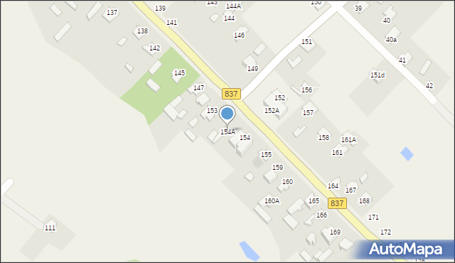 Wysokie, Wysokie, 154A, mapa Wysokie