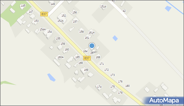 Wysokie, Wysokie, 167, mapa Wysokie