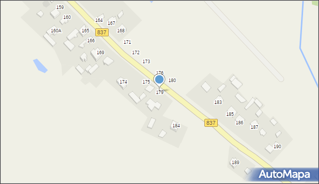 Wysokie, Wysokie, 179, mapa Wysokie