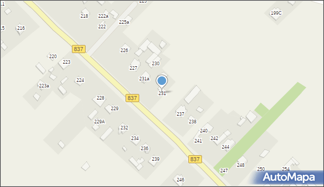 Wysokie, Wysokie, 231, mapa Wysokie