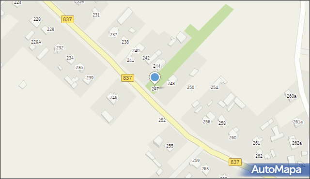 Wysokie, Wysokie, 247, mapa Wysokie