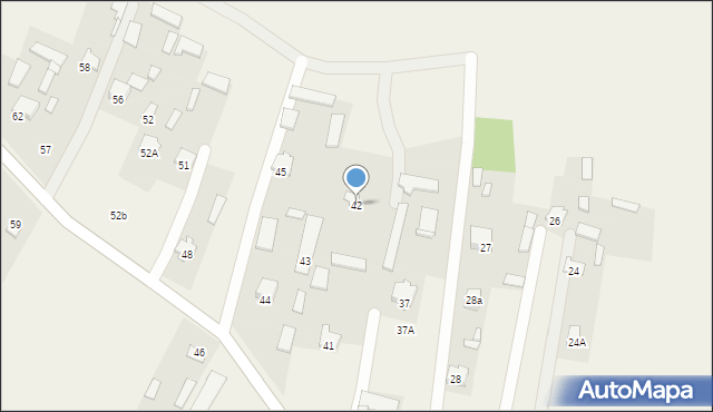 Wysokie, Wysokie, 42, mapa Wysokie