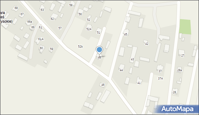 Wysokie, Wysokie, 48, mapa Wysokie