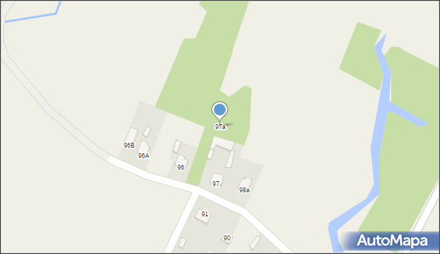 Wysokie, Wysokie, 97a, mapa Wysokie