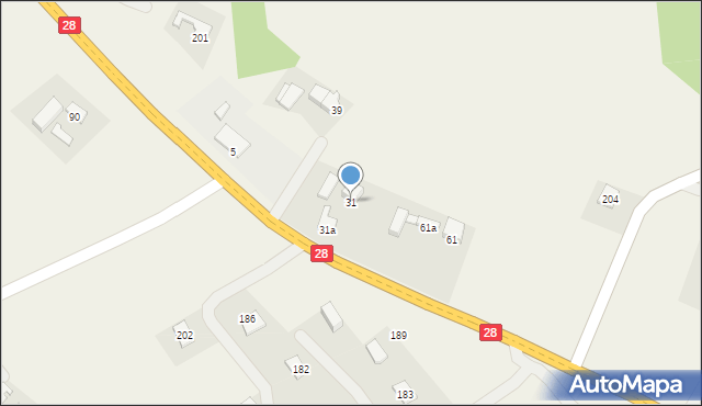 Wysokie, Wysokie, 31, mapa Wysokie