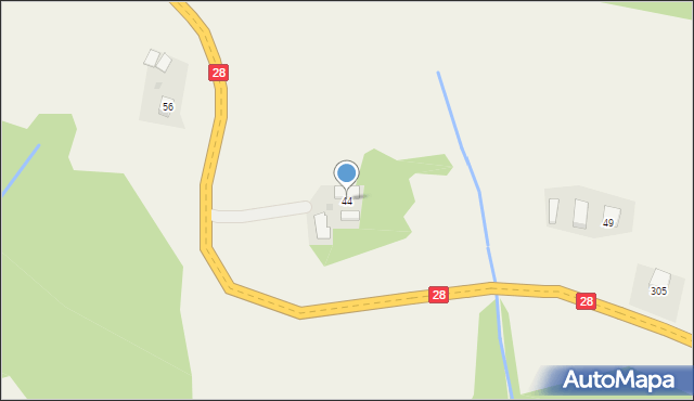 Wysokie, Wysokie, 44, mapa Wysokie