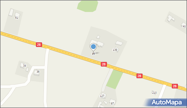Wysokie, Wysokie, 85, mapa Wysokie