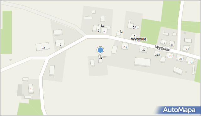 Wysokie, Wysokie, 24, mapa Wysokie