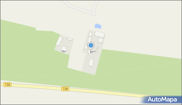 Wysokie Koło, Wysokie Koło, 55, mapa Wysokie Koło