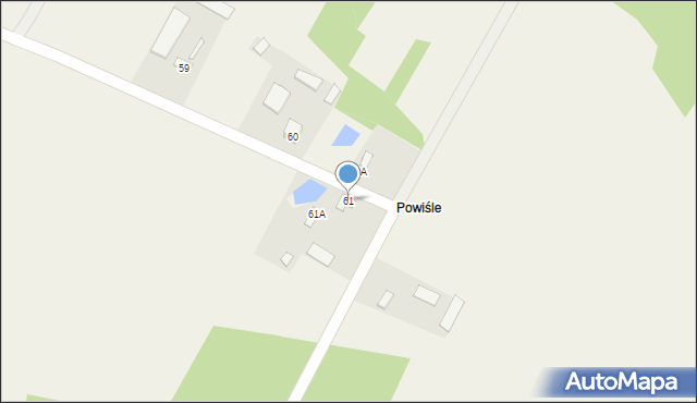 Wysokie Koło, Wysokie Koło, 61, mapa Wysokie Koło