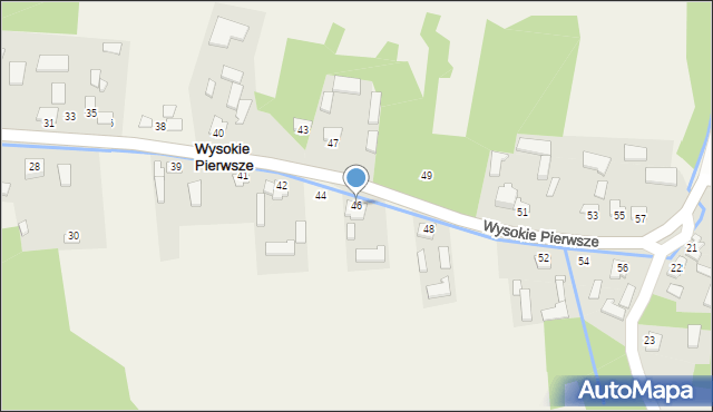 Wysokie Pierwsze, Wysokie Pierwsze, 46, mapa Wysokie Pierwsze