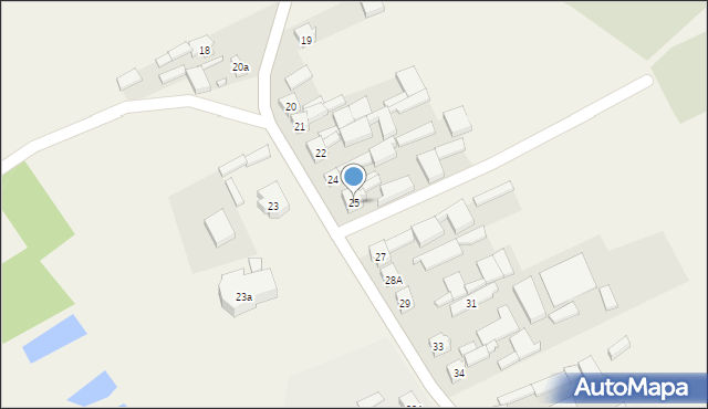 Wysokienice, Wysokienice, 25, mapa Wysokienice