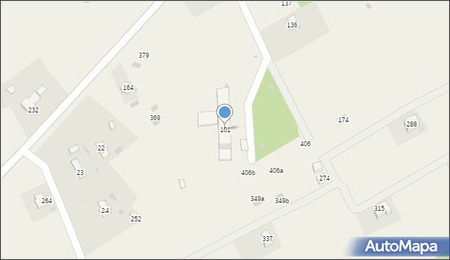 Wysowa-Zdrój, Wysowa-Zdrój, 101, mapa Wysowa-Zdrój