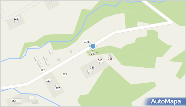 Wysowa-Zdrój, Wysowa-Zdrój, 357, mapa Wysowa-Zdrój