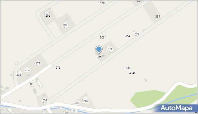 Wysowa-Zdrój, Wysowa-Zdrój, 365, mapa Wysowa-Zdrój