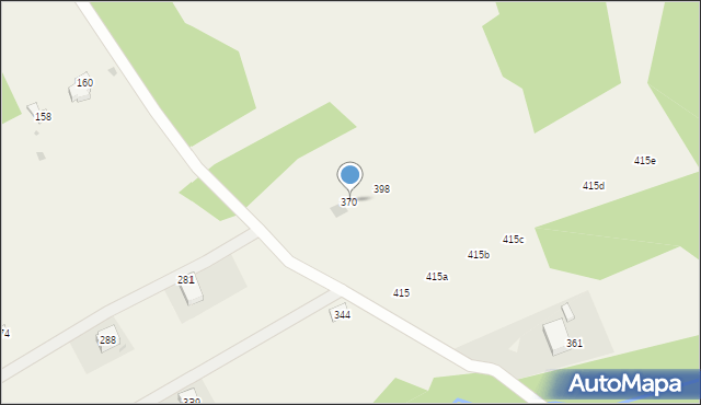 Wysowa-Zdrój, Wysowa-Zdrój, 370, mapa Wysowa-Zdrój