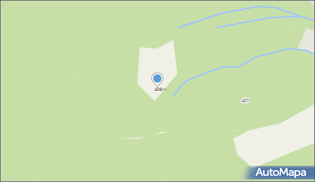 Wysowa-Zdrój, Wysowa-Zdrój, 408, mapa Wysowa-Zdrój