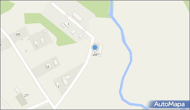 Wysowa-Zdrój, Wysowa-Zdrój, 433, mapa Wysowa-Zdrój