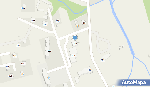 Wysowa-Zdrój, Wysowa-Zdrój, 109, mapa Wysowa-Zdrój