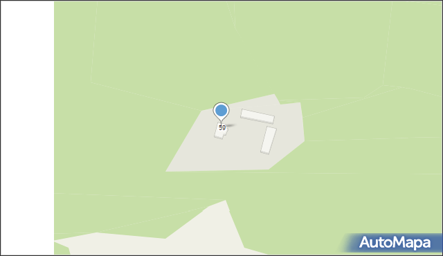 Występ, Występ, 59, mapa Występ