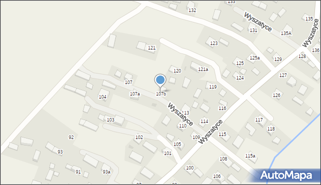 Wyszatyce, Wyszatyce, 112, mapa Wyszatyce