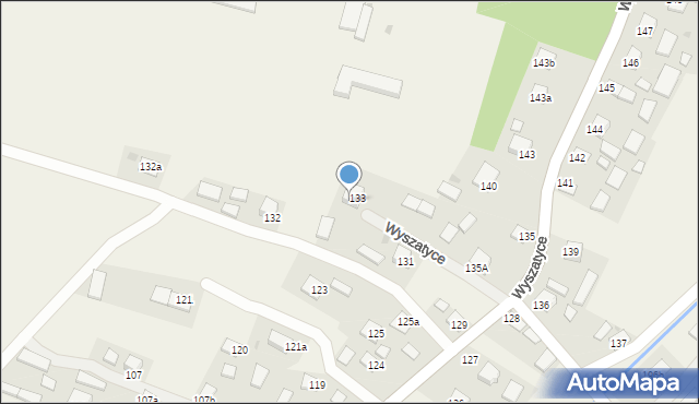 Wyszatyce, Wyszatyce, 139b, mapa Wyszatyce