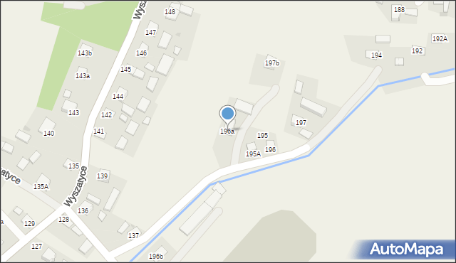 Wyszatyce, Wyszatyce, 196a, mapa Wyszatyce