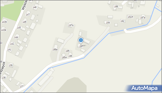 Wyszatyce, Wyszatyce, 197, mapa Wyszatyce