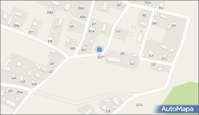 Wyszatyce, Wyszatyce, 311, mapa Wyszatyce