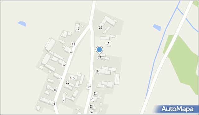 Wyszęcice, Wyszęcice, 18, mapa Wyszęcice