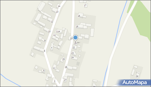Wyszęcice, Wyszęcice, 21, mapa Wyszęcice