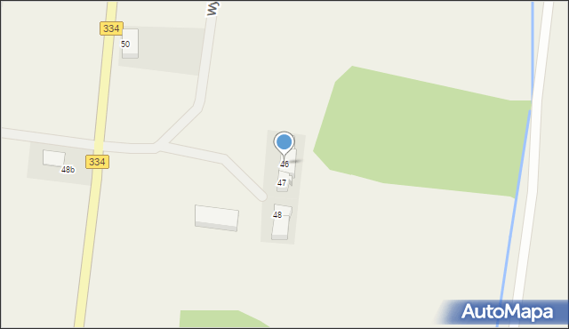 Wyszęcice, Wyszęcice, 46, mapa Wyszęcice