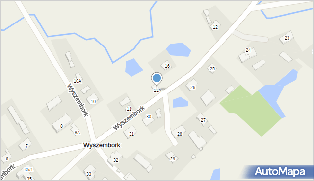 Wyszembork, Wyszembork, 11A, mapa Wyszembork