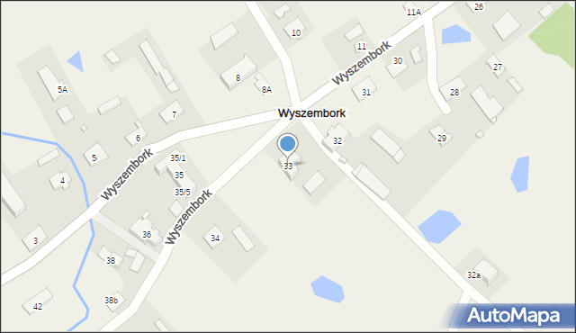 Wyszembork, Wyszembork, 33, mapa Wyszembork