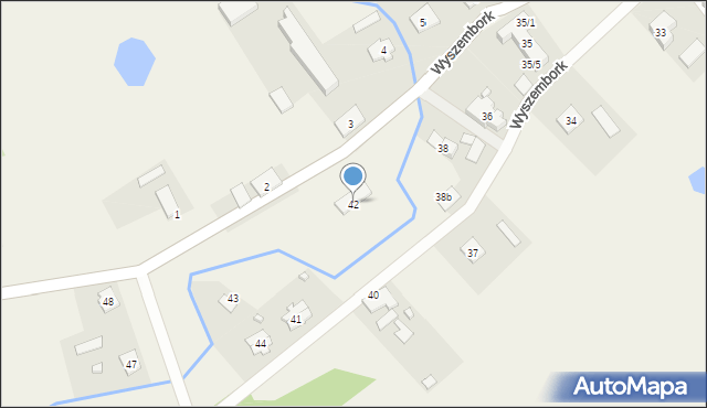 Wyszembork, Wyszembork, 42, mapa Wyszembork