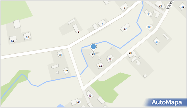 Wyszembork, Wyszembork, 43, mapa Wyszembork