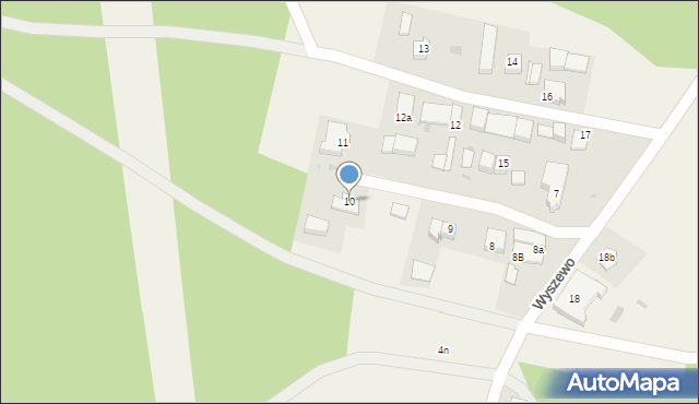 Wyszewo, Wyszewo, 10, mapa Wyszewo