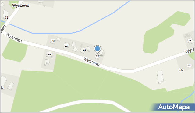 Wyszewo, Wyszewo, 23, mapa Wyszewo