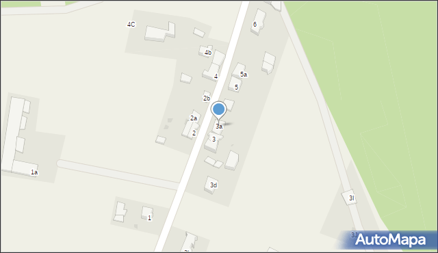 Wyszewo, Wyszewo, 3a, mapa Wyszewo