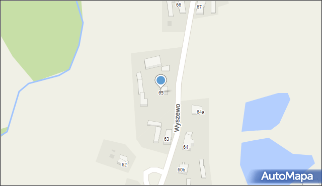 Wyszewo, Wyszewo, 65, mapa Wyszewo