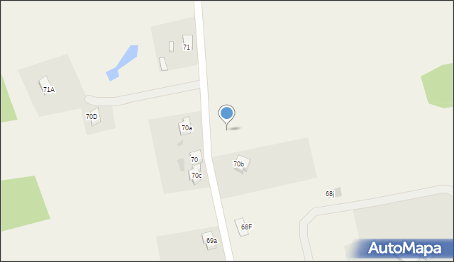 Wyszewo, Wyszewo, 70e, mapa Wyszewo