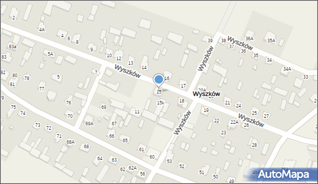 Wyszków, Wyszków, 15, mapa Wyszków