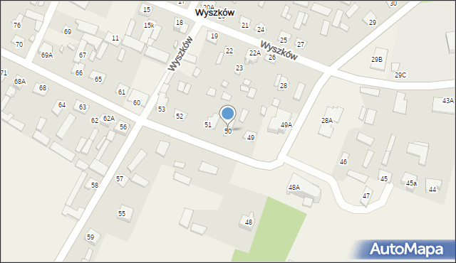 Wyszków, Wyszków, 50, mapa Wyszków