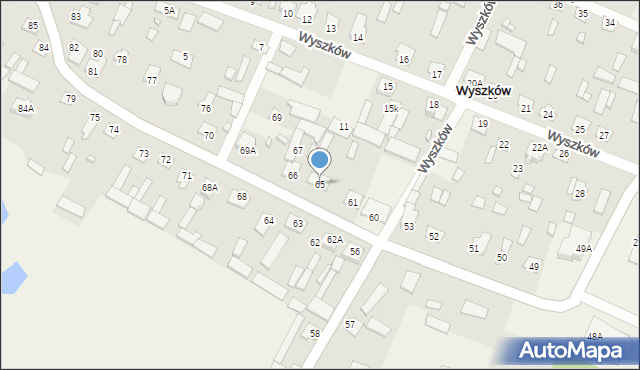 Wyszków, Wyszków, 65, mapa Wyszków