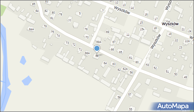 Wyszków, Wyszków, 68, mapa Wyszków