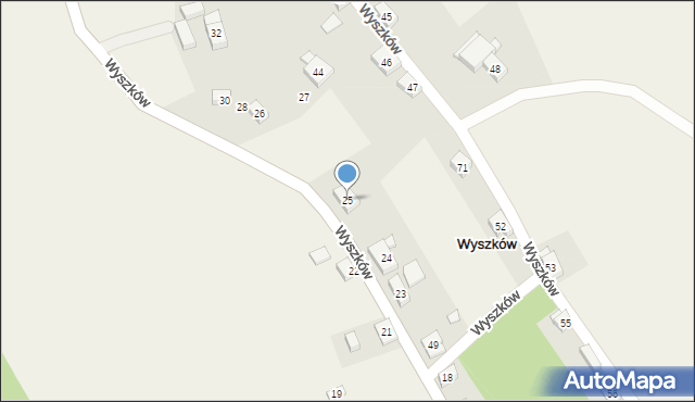 Wyszków, Wyszków, 25, mapa Wyszków