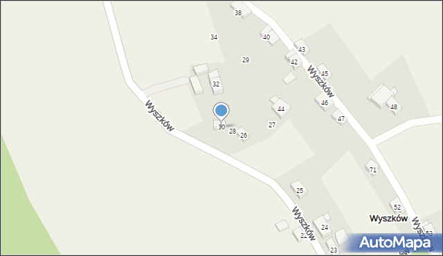 Wyszków, Wyszków, 30, mapa Wyszków