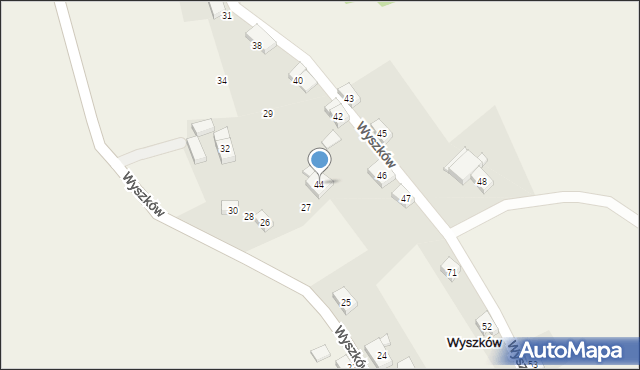 Wyszków, Wyszków, 44, mapa Wyszków