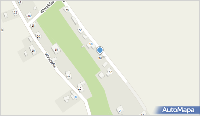 Wyszków, Wyszków, 60, mapa Wyszków