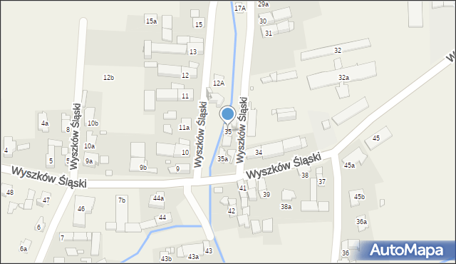Wyszków Śląski, Wyszków Śląski, 35, mapa Wyszków Śląski